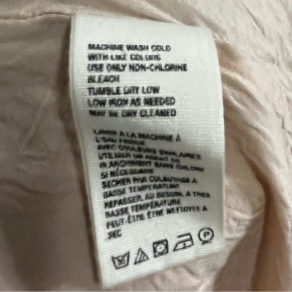 Free People Elai Plaid Check Open Back ShirtDress Ivory Combo size Large - Picture 14 of 15